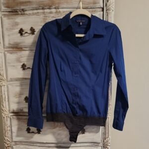 Victoria's Secret Navy Shirt/Body Suit
